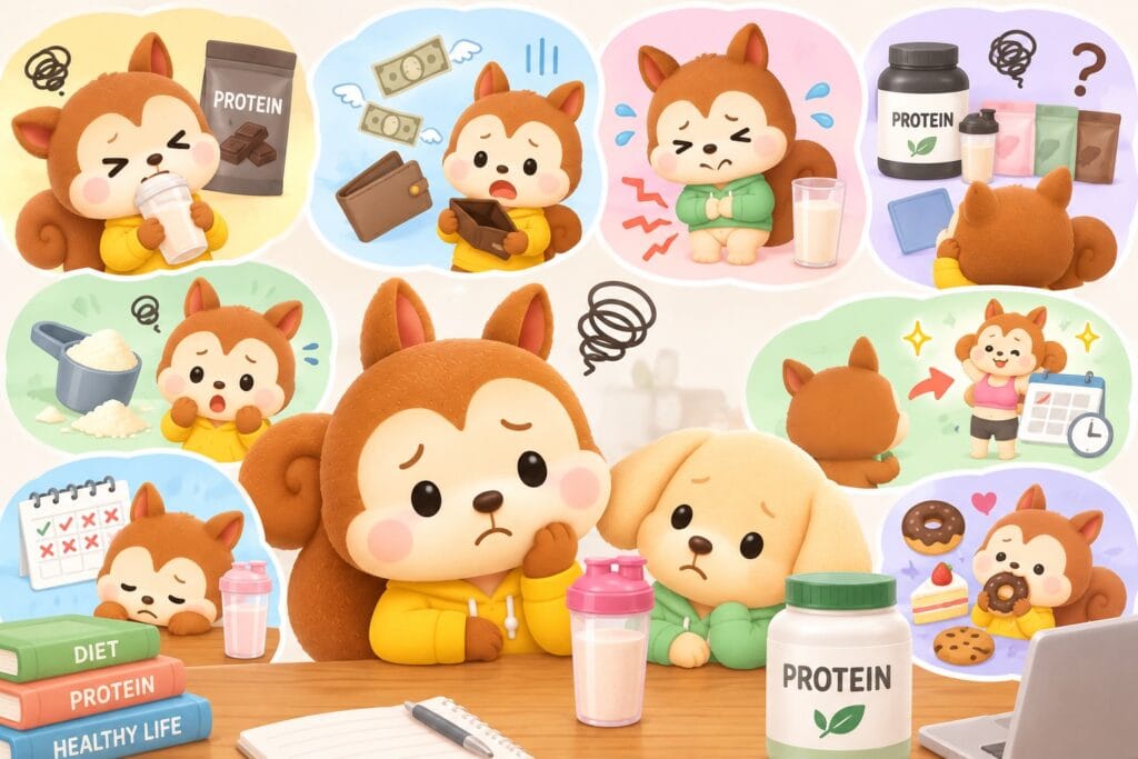 プロテインの使い方で失敗しやすいポイント