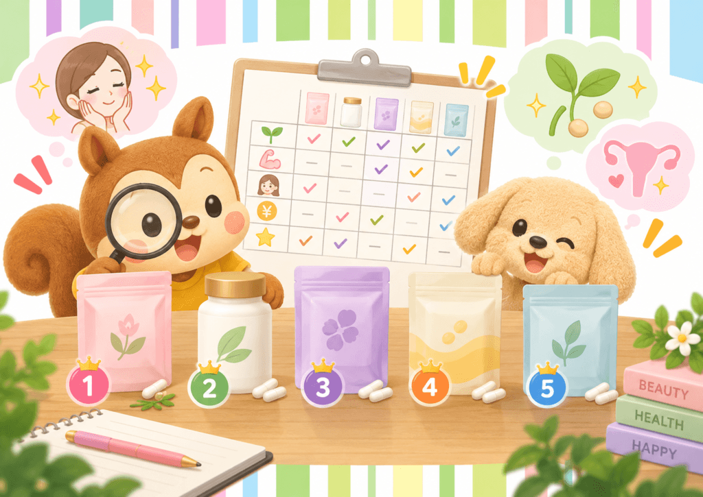 自分の目的に合ったサプリメントを選ぶ女性